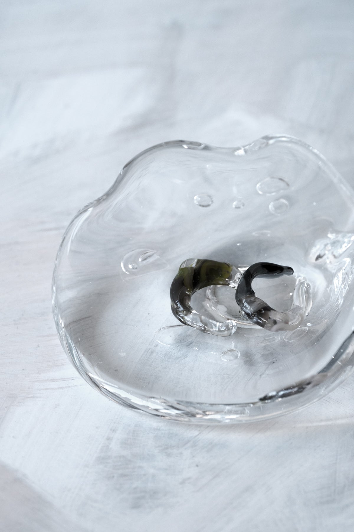 glass tray お香たて- LAN(ラン) glass work | Alp Shop & Studio