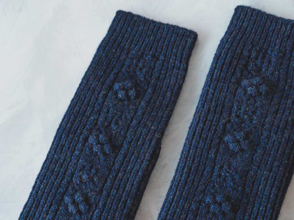 North pole Lamb’s wool socks col.hyacinth