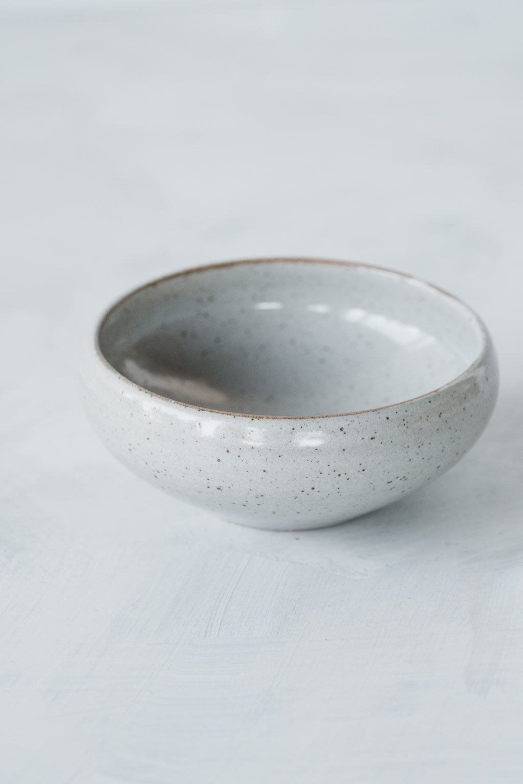 陶　小鉢　(灰釉)