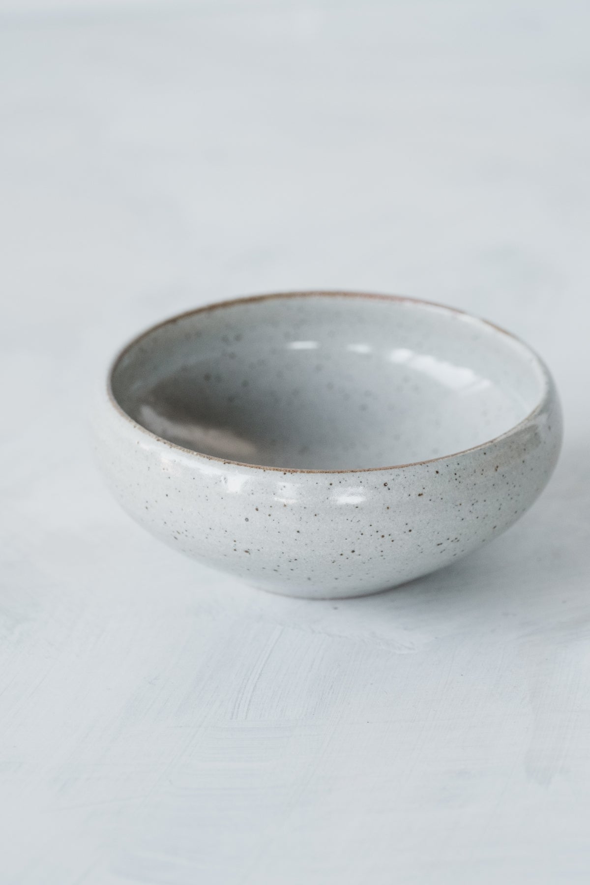 陶　小鉢　(灰釉)