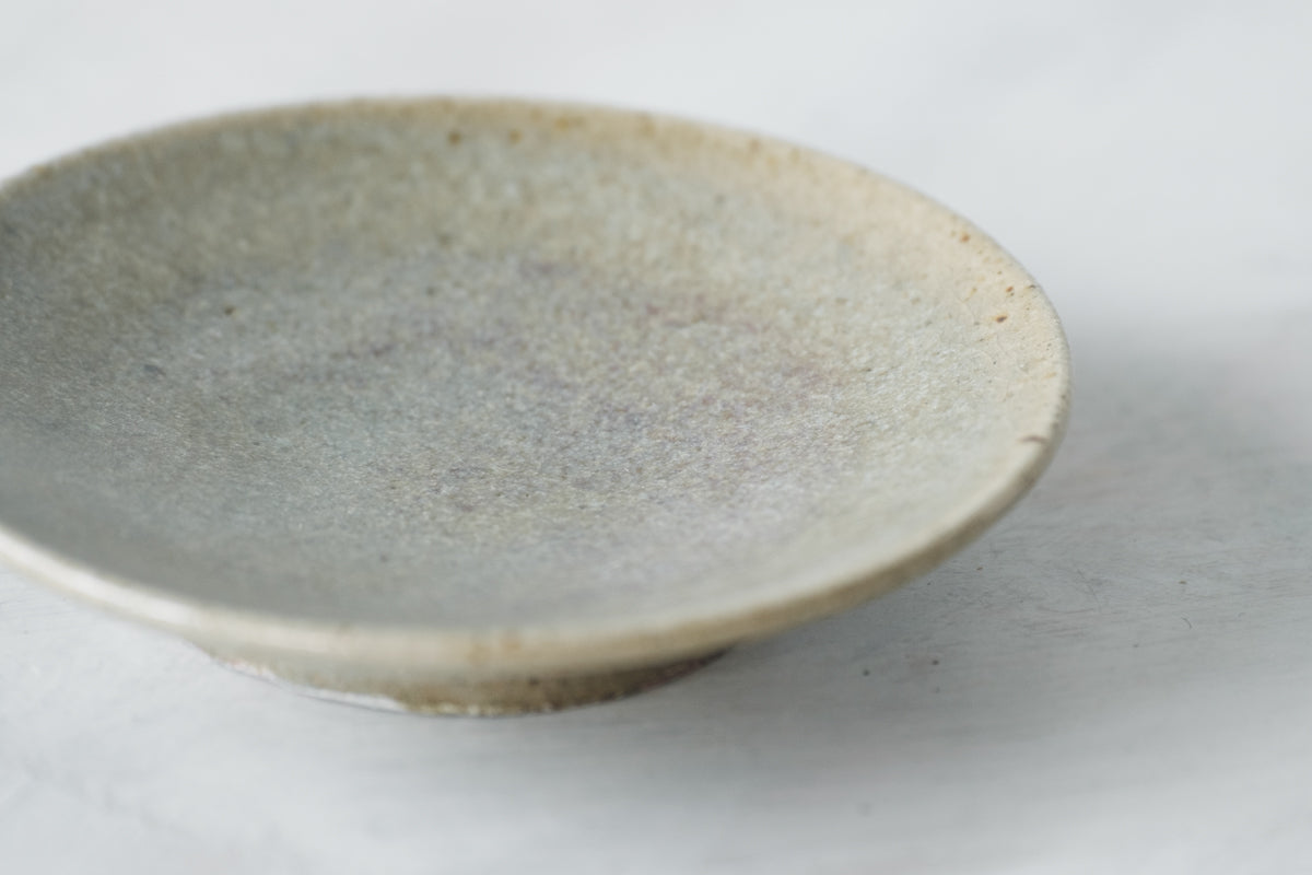 陶　小皿　(鈞窯釉)