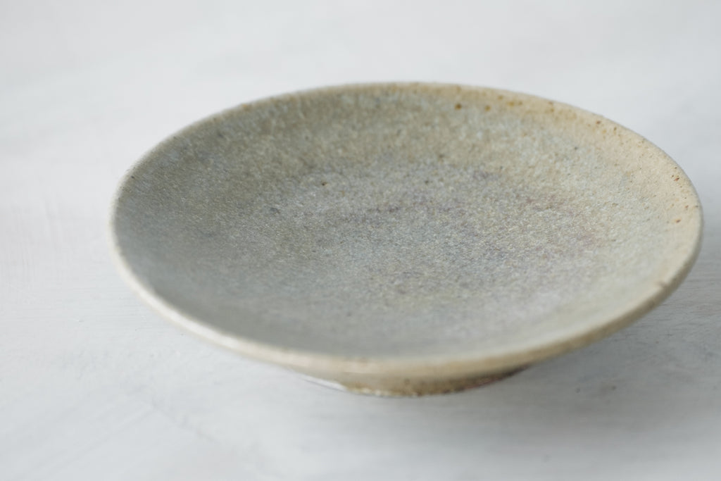 陶　小皿　(鈞窯釉)