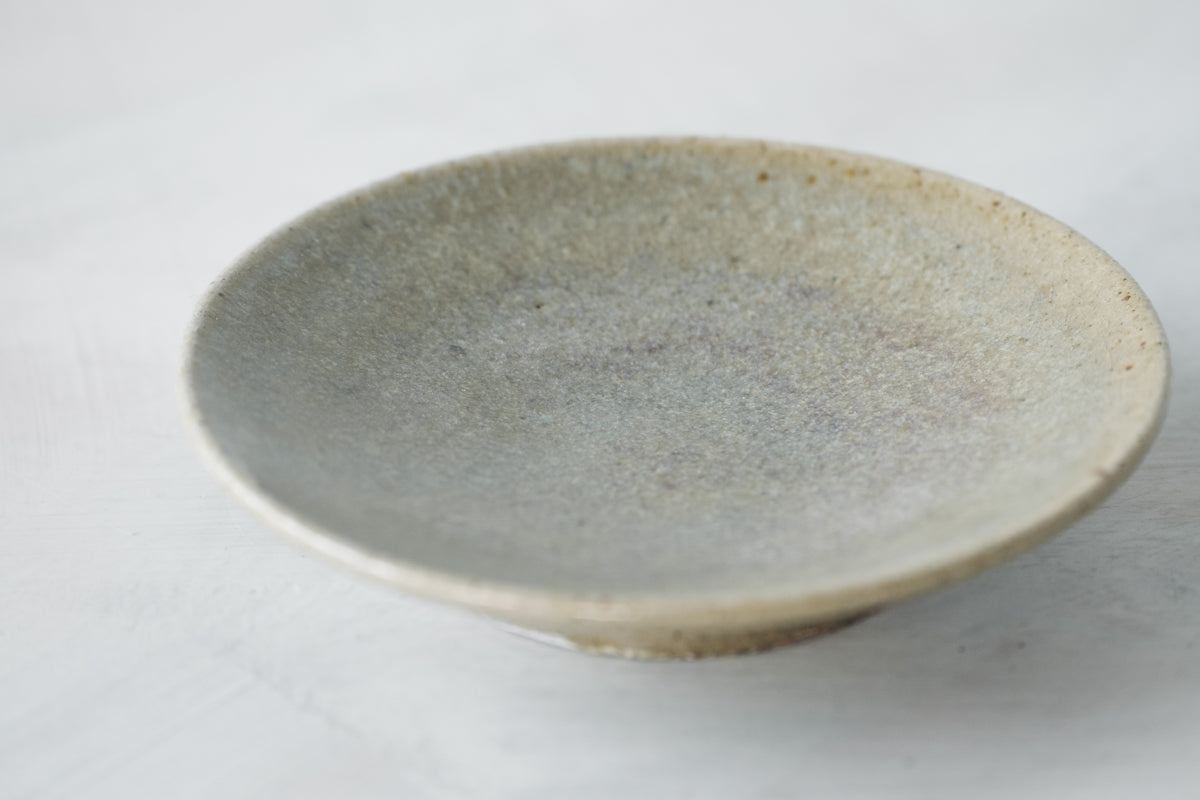 陶　小皿　(鈞窯釉)