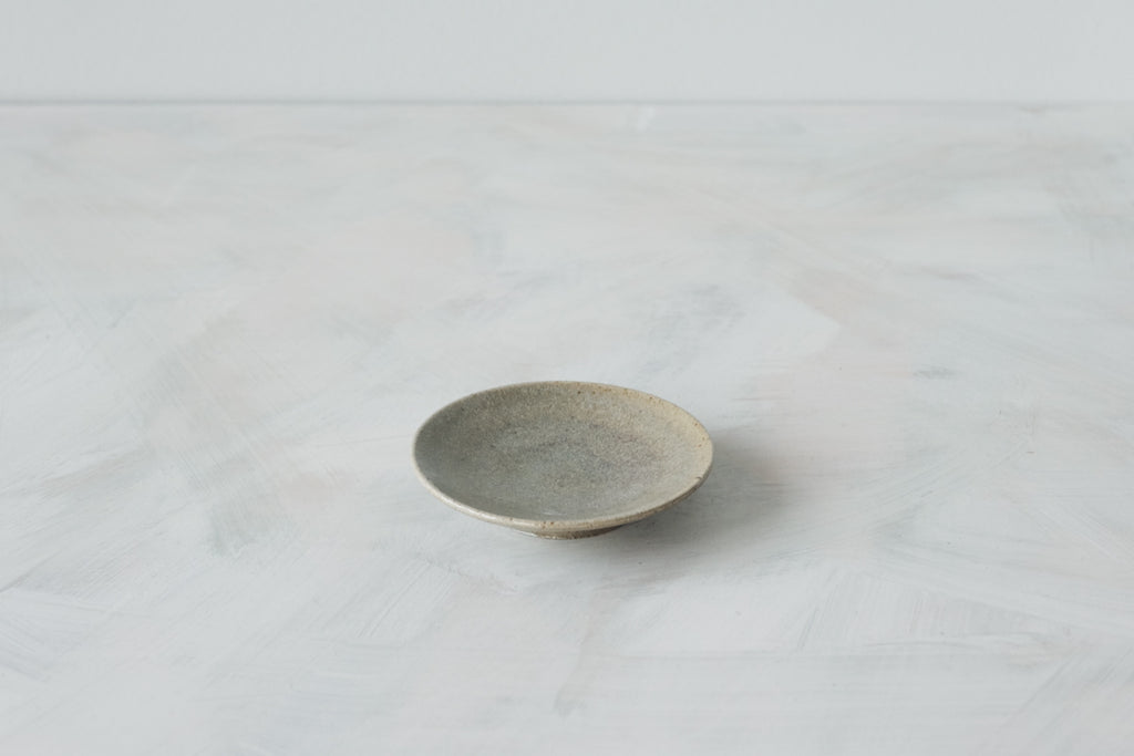 陶　小皿　(鈞窯釉)