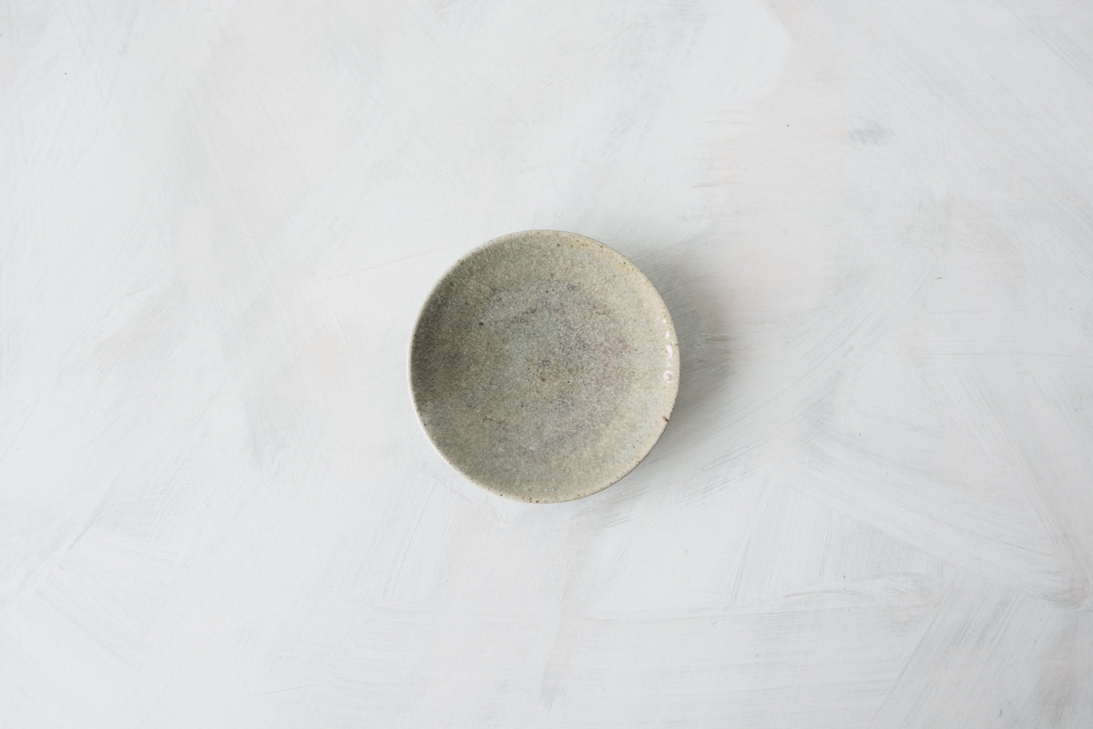 陶　小皿　(鈞窯釉)