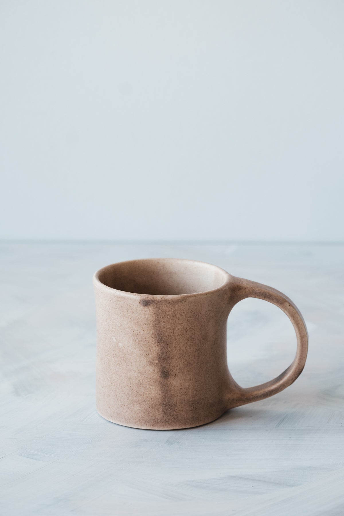 mug brown beige
