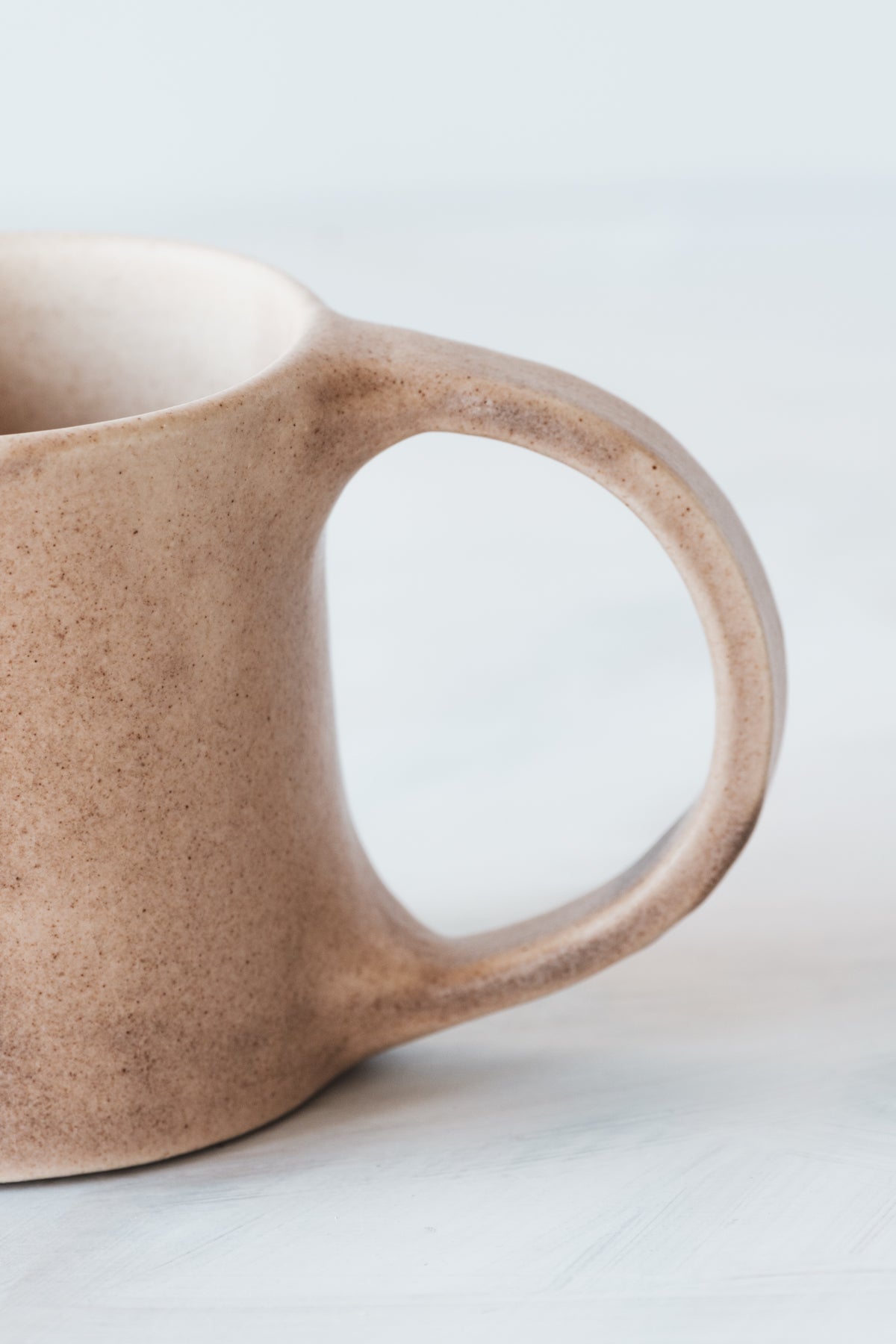 mug brown beige
