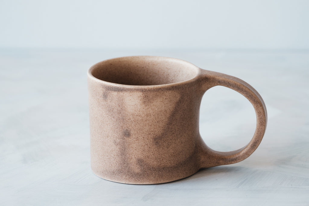 mug brown beige