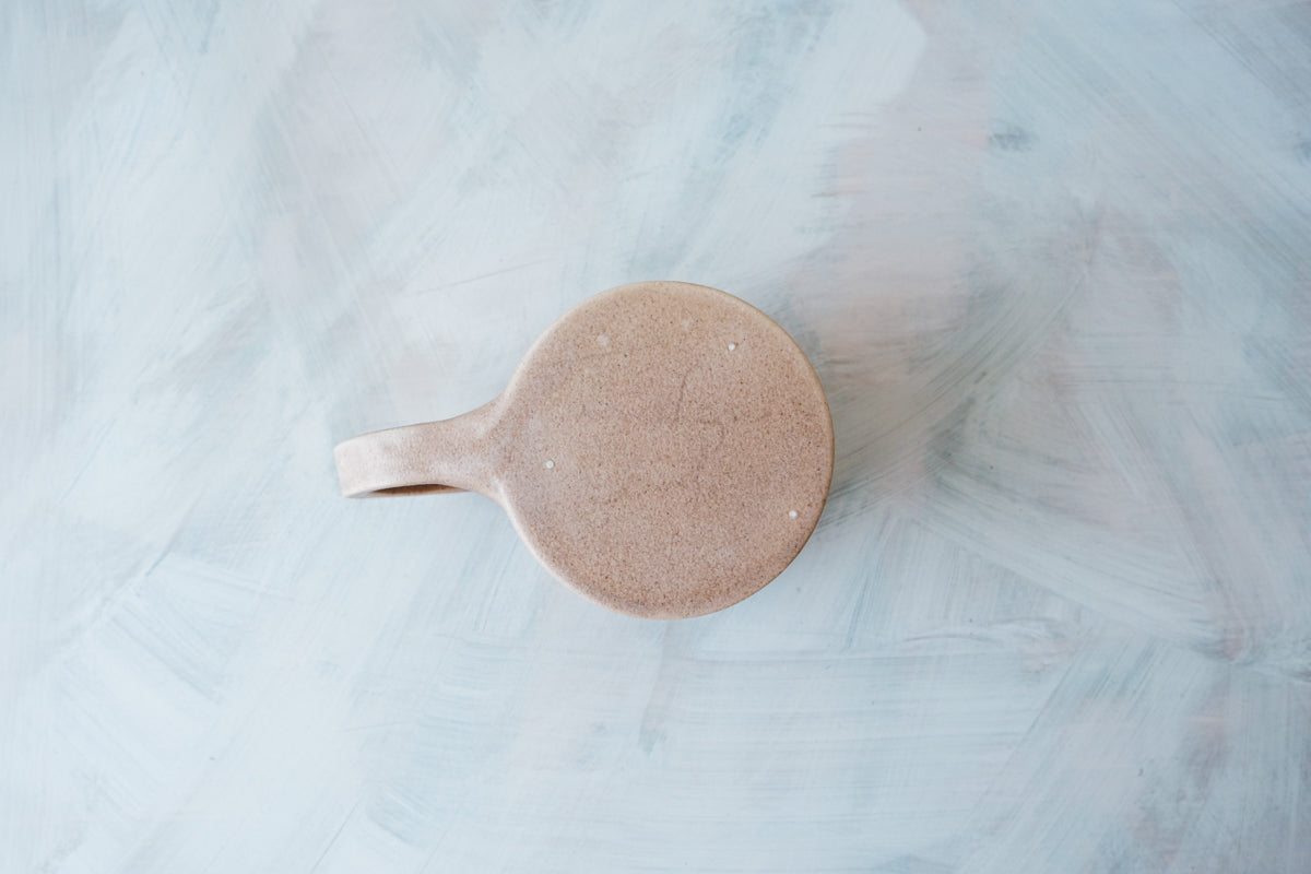 mug brown beige