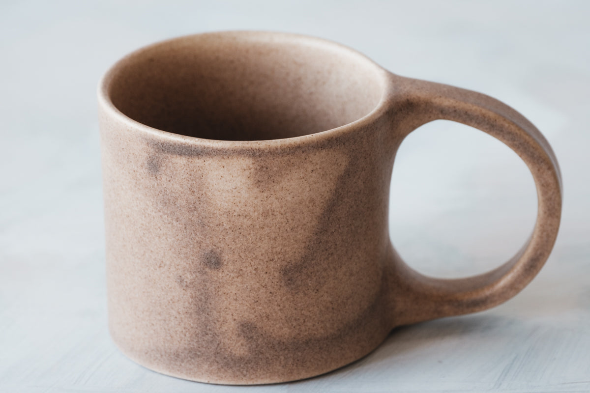 mug brown beige