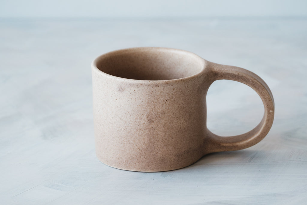 mug brown beige