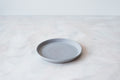 flat small plate bowl white gray purple