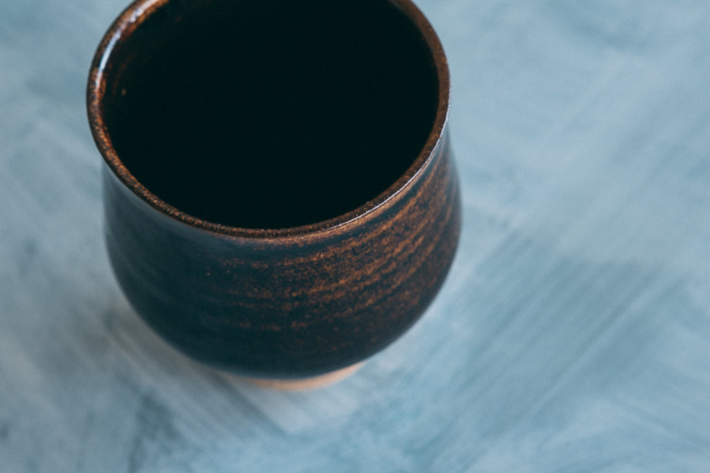 湯呑み（塩窯焼成） Tea cup