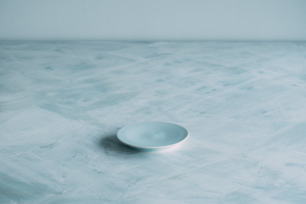 ライトブルー小皿 (SF) 5" Bebe's blue small plate