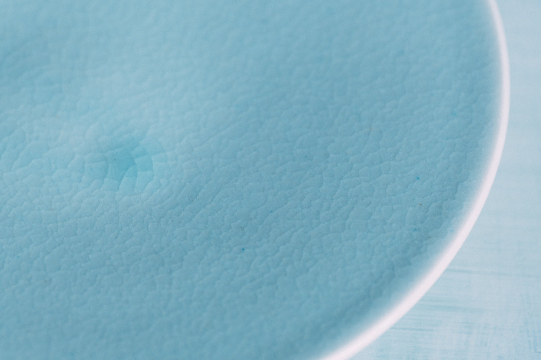 ライトブルー小皿 (SF) 5" Bebe's blue small plate