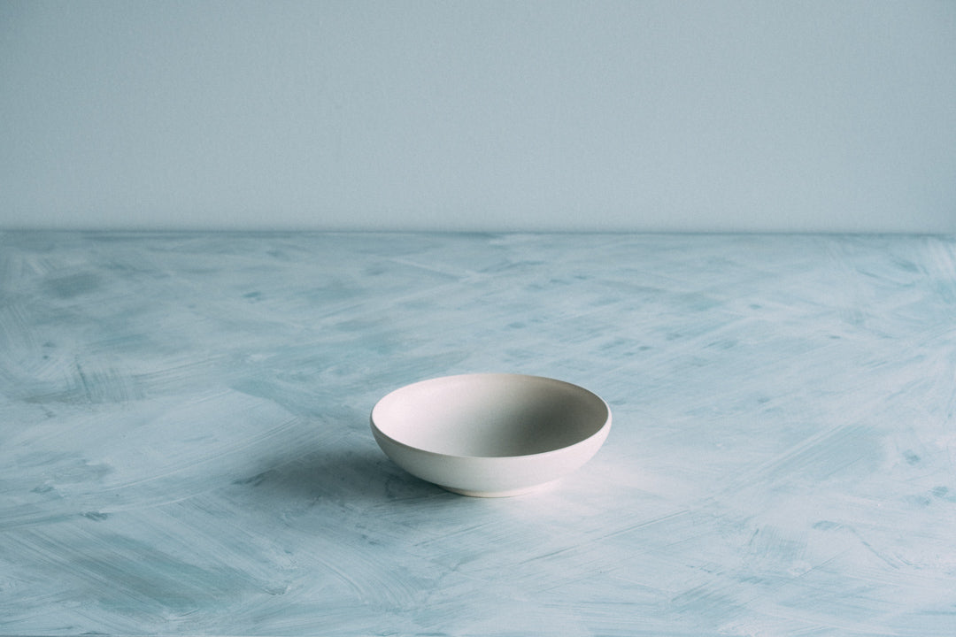 マットホワイト盛鉢 7" Matte White Bowl