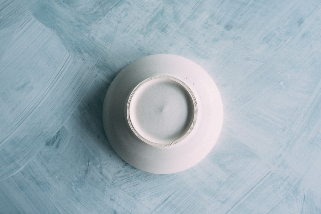 マットホワイト盛鉢 7" Matte White Bowl
