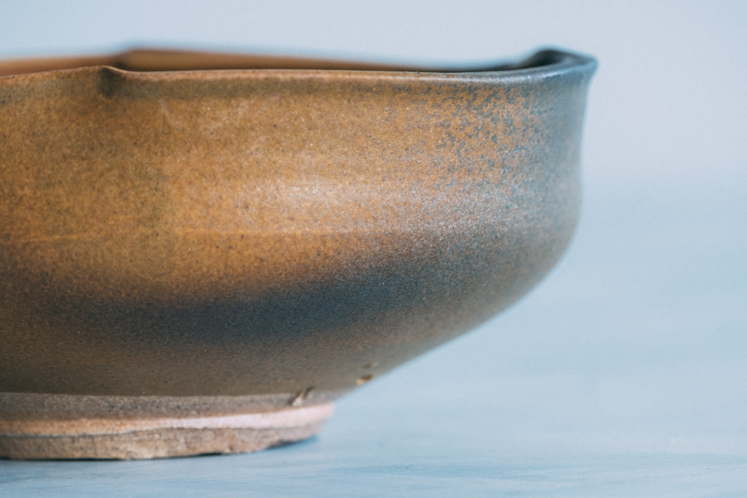 盛鉢（塩窯焼成）Serving bowl