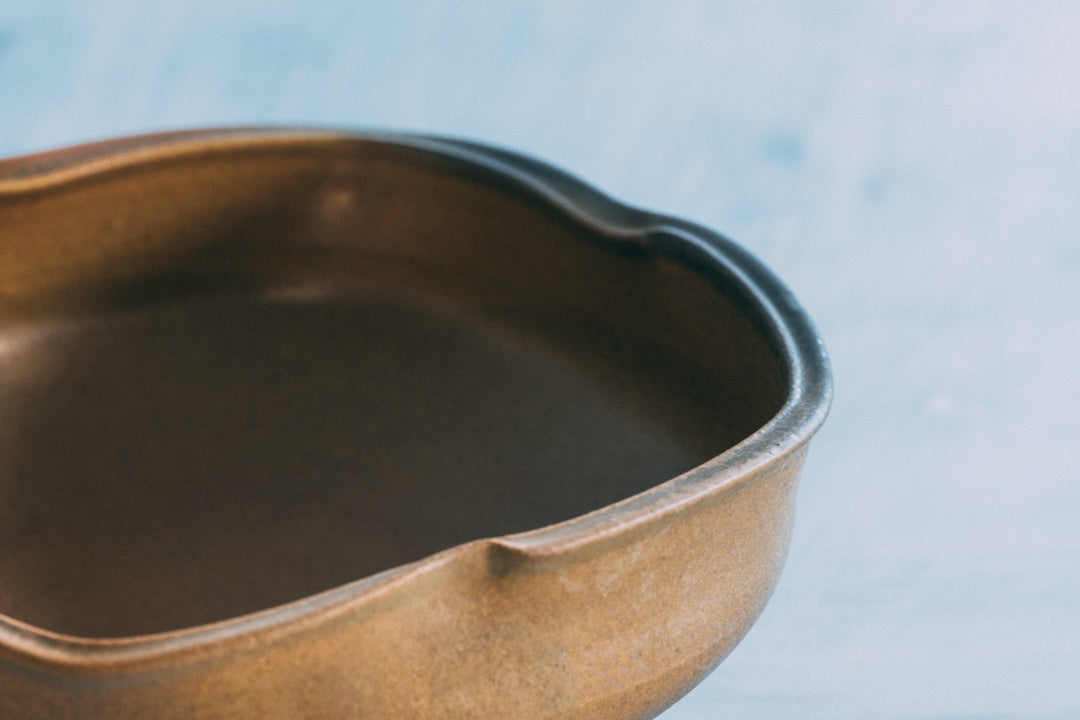 盛鉢（塩窯焼成）Serving bowl