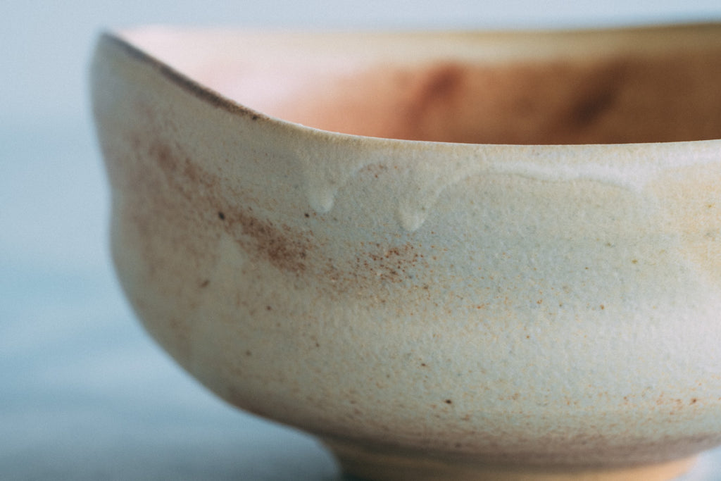盛鉢（塩窯焼成）Serving bowl