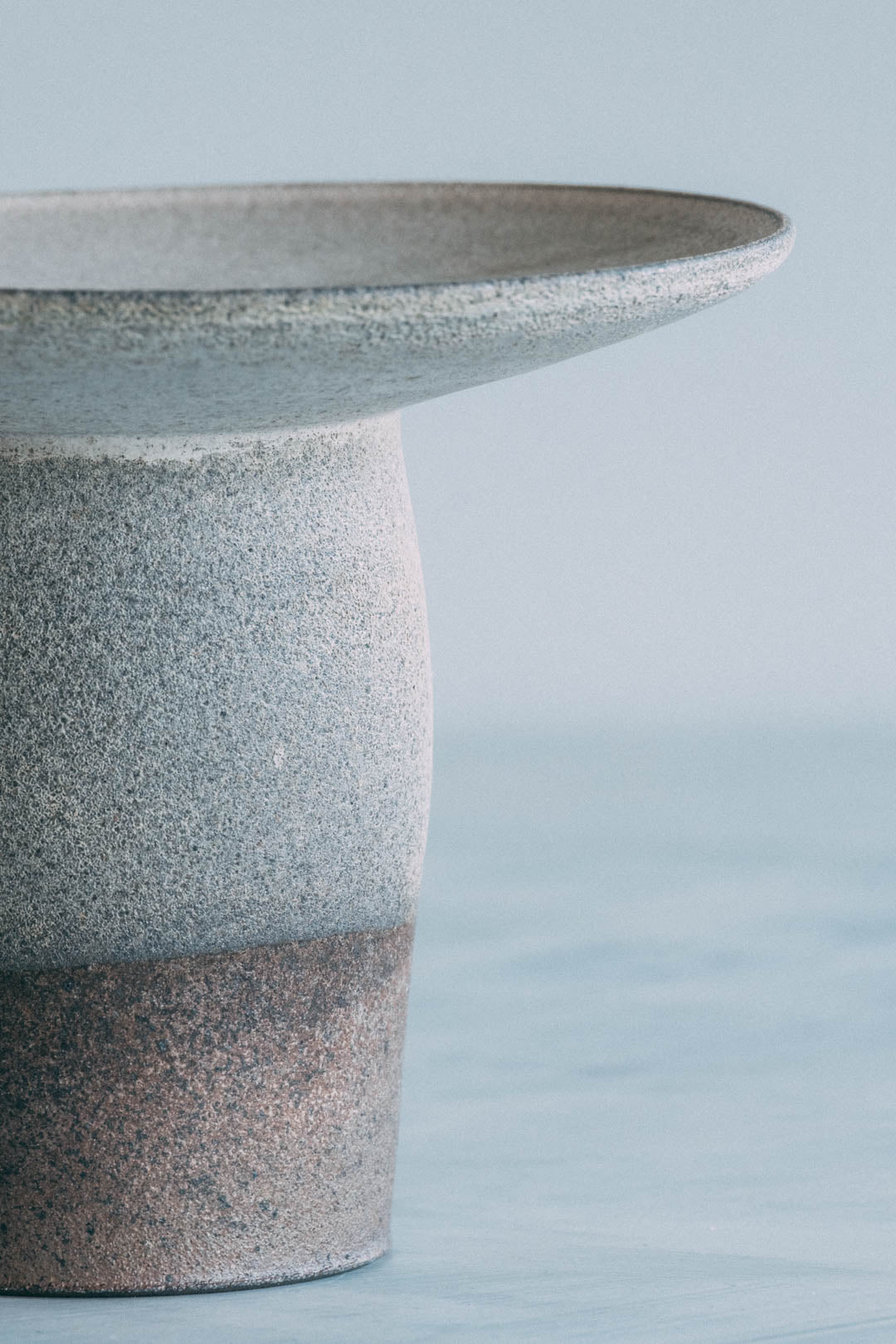 焼締花入（塩窯焼成） Unglazed Hug Vase