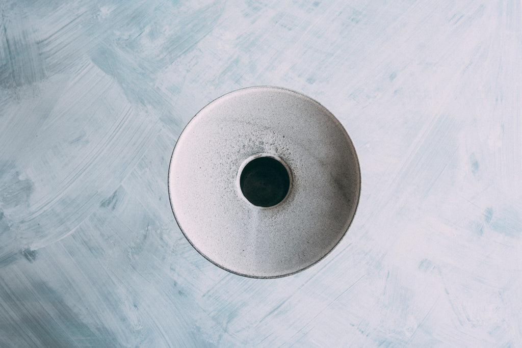 焼締花入（塩窯焼成） Unglazed Hug Vase
