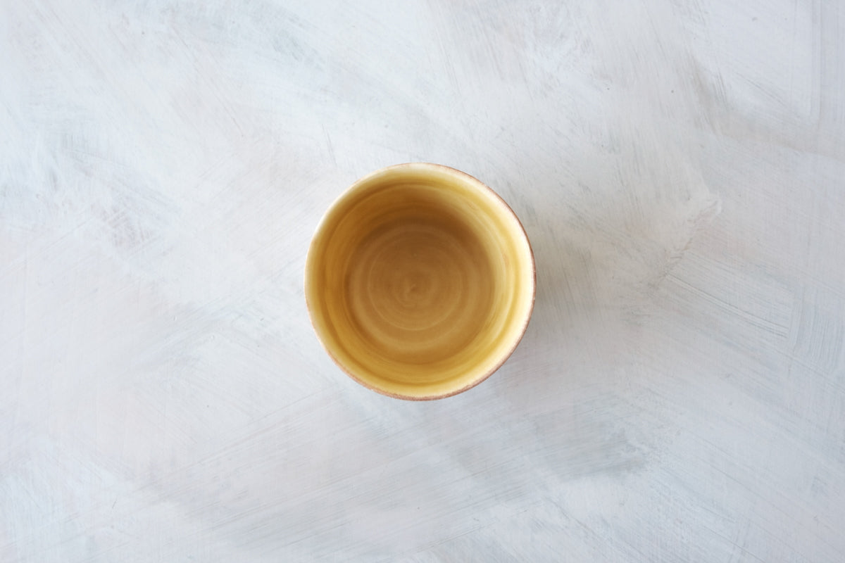 ぐい呑み  Honey Yellow