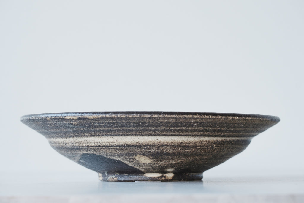 生粉引 7寸リム皿