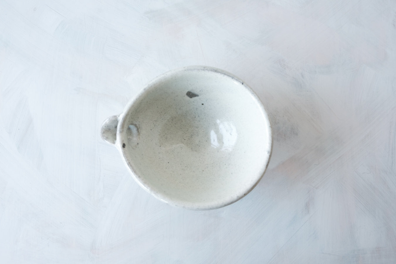 粉引　片口（灯油）