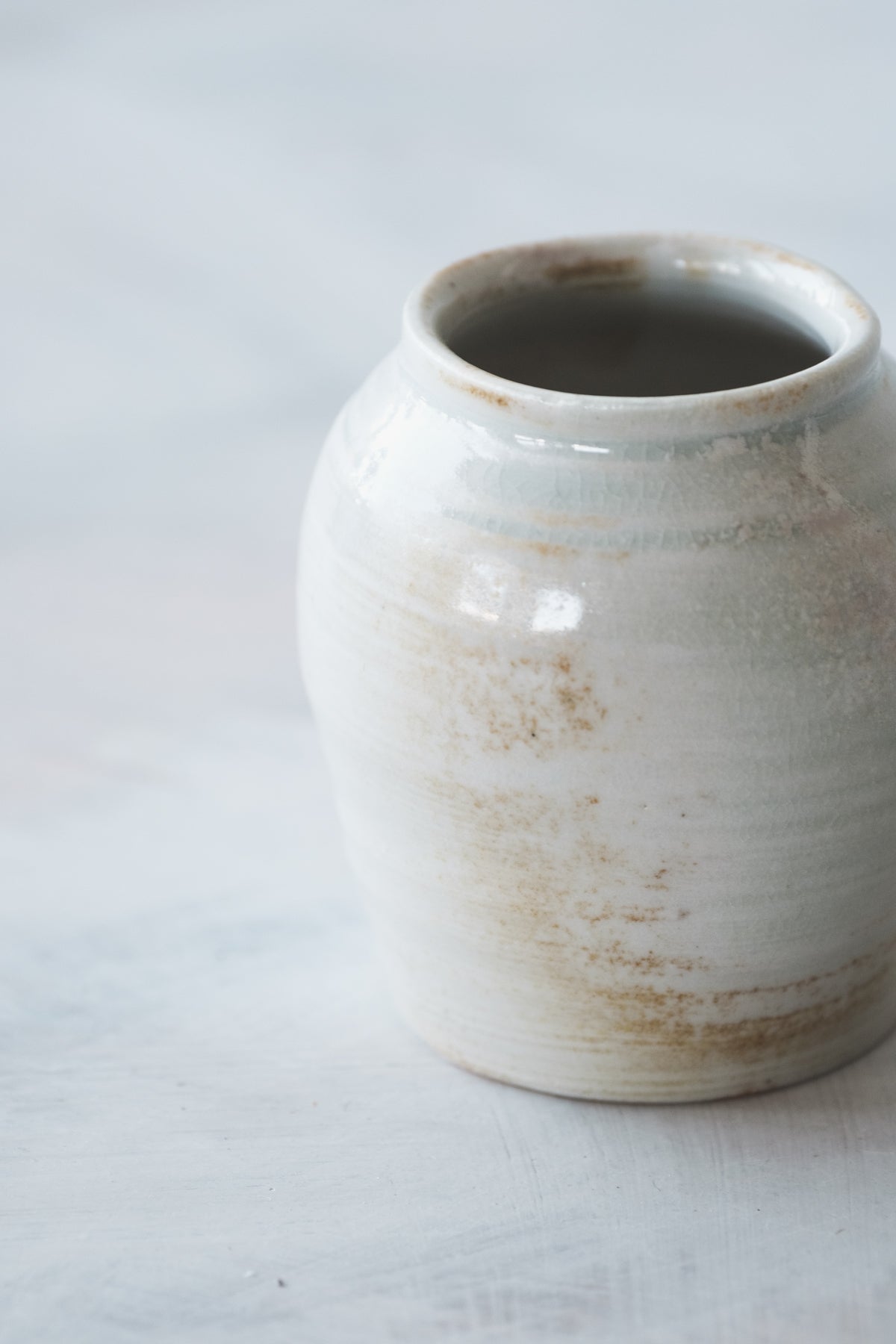 白土　小壷