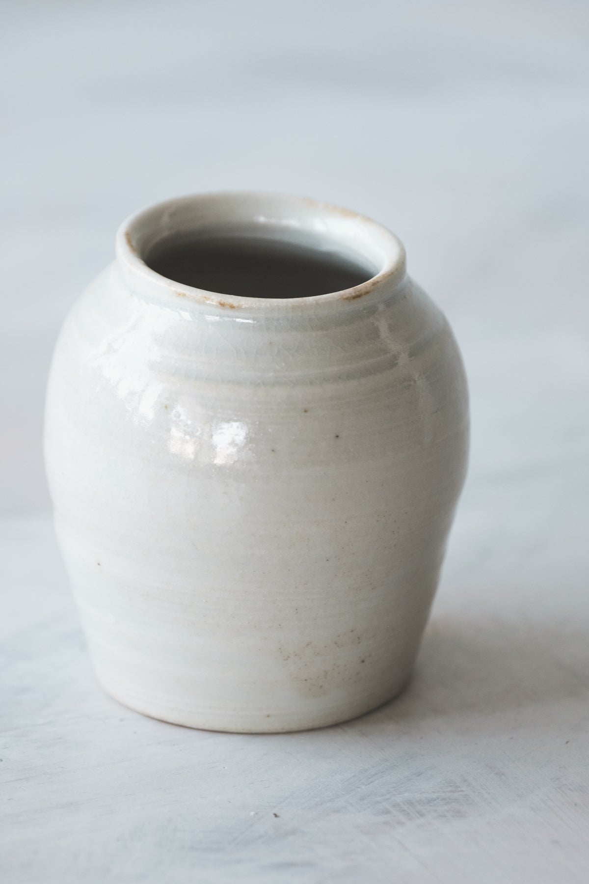 白土　小壷
